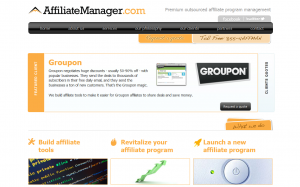 AffiliateManager.com full-size home page image
