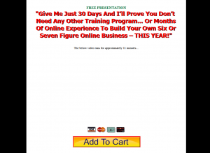 PayPerViewFormula.com CPM Advertising training package order page full-size image