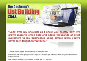 ListBuildingClass.com List Building Tutorials home page full size image