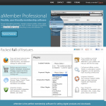 amember.com membership and affilliate software full-size home page image