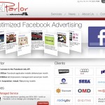 AdParlor.com FB Ads Management Software home page full size image