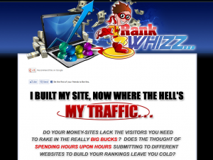Kicksoftware.com Rank Whizz Link Building Software full size page image