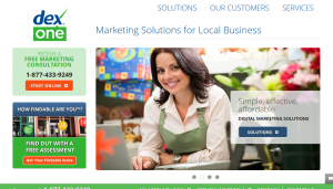 DexOne.com Local Marketing Services home page full size image
