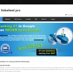 LinkWheel.pro link wheel service home page full size image