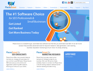PlacesScout.com Local Marketing Software home page full size image