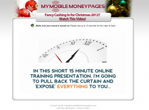 MyMobileMoneyPages.com Mobile Marketing System home page full size image