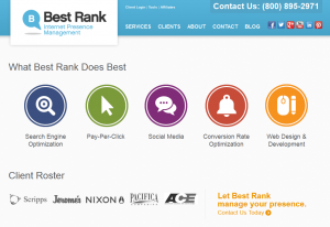 BestRank.com SEO services home page full size image