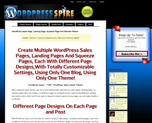WpSpire wordpress landing page theme and plugin overview page full size image