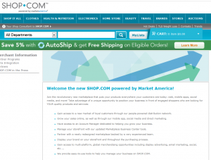 Shop.com Merchant Program overview page full size image