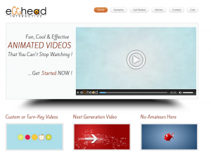 Egghead Video (EggheadVideo.com) Video production services homepage full size image
