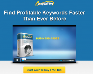 LongTailPro.com Keyword software home page full size image