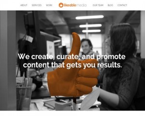 Likeable Media (likeable.com) home page full size image