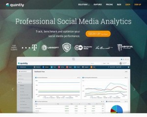 Quintly (quintly.com) home page full size image