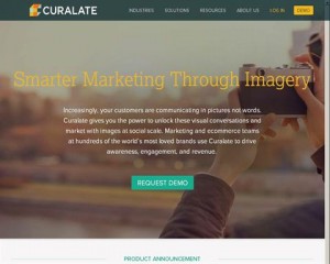 Curalate (curalate) home page full size image