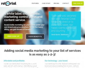 Retortal (retortal.com) home page full size image